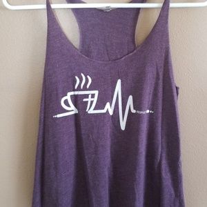 "Coffee is life" workout tank